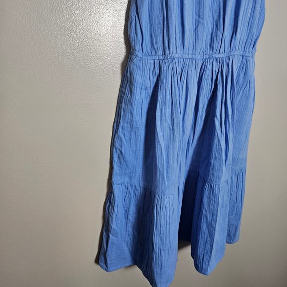 NWOT Caslon tiered Cotton Gauze Sundress Sz XS in Blue - Picture 5 of 14